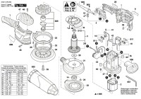 Bosch 3 601 C7B 200 Gex 40-150 Random Orbital Sander 230 V / Eu Spare Parts